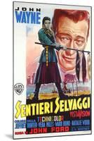 The Searchers, Italian Movie Poster, 1956-null-Mounted Art Print