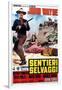 The Searchers, Italian Movie Poster, 1956-null-Framed Art Print