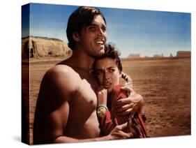 The Searchers, Jeffrey Hunter, Natalie Wood, 1956-null-Stretched Canvas