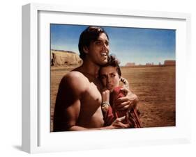 The Searchers, Jeffrey Hunter, Natalie Wood, 1956-null-Framed Photo