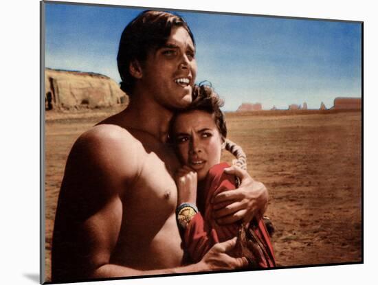 The Searchers, Jeffrey Hunter, Natalie Wood, 1956-null-Mounted Photo