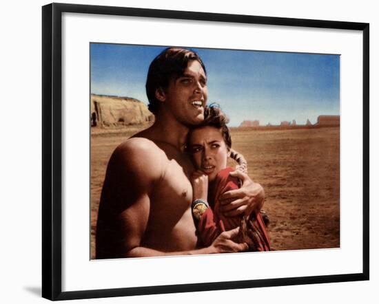 The Searchers, Jeffrey Hunter, Natalie Wood, 1956-null-Framed Photo