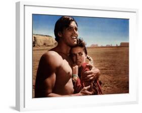 The Searchers, Jeffrey Hunter, Natalie Wood, 1956-null-Framed Photo