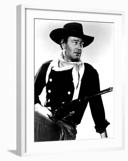 The Searchers, John Wayne, 1956-null-Framed Photo