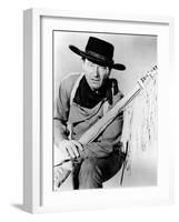 The Searchers, John Wayne, 1956-null-Framed Photo