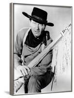 The Searchers, John Wayne, 1956-null-Framed Photo