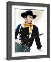 THE SEARCHERS, John Wayne, 1956-null-Framed Photo