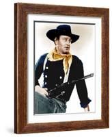 THE SEARCHERS, John Wayne, 1956-null-Framed Photo