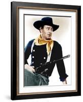 THE SEARCHERS, John Wayne, 1956-null-Framed Photo