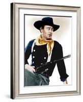 THE SEARCHERS, John Wayne, 1956-null-Framed Photo