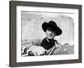 The Searchers, John Wayne, 1956-null-Framed Premium Photographic Print