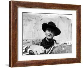 The Searchers, John Wayne, 1956-null-Framed Premium Photographic Print