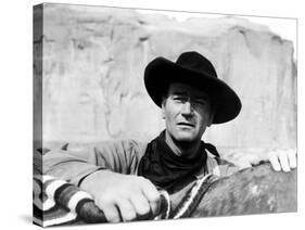 The Searchers, John Wayne, 1956-null-Stretched Canvas