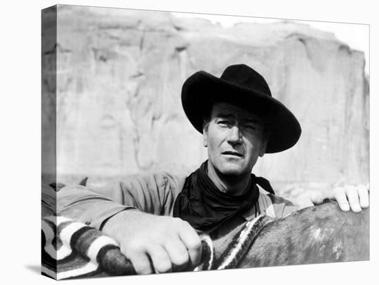 The Searchers, John Wayne, 1956-null-Stretched Canvas