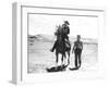 The Searchers, Natalie Wood, John Wayne, Jeffrey Hunter, 1956-null-Framed Photo