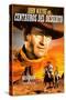 The Searchers, Spanish Movie Poster, 1956-null-Stretched Canvas