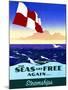 The Seas Are Free Again For Steam Leisure Travel-null-Mounted Art Print