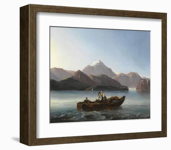 The Seascape-Anton Schranz-Framed Premium Giclee Print