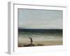 The Seashore at Palavas, 1854-Gustave Courbet-Framed Giclee Print