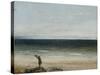 The Seashore at Palavas, 1854-Gustave Courbet-Stretched Canvas