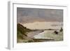 The Seashore at Sainte-Adresse, 1864-Claude Monet-Framed Giclee Print