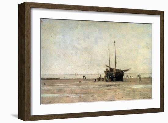 The Seashore, End of the 1860S Early 1870S-Charles François Daubigny-Framed Giclee Print