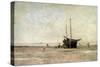 The Seashore, End of the 1860S Early 1870S-Charles François Daubigny-Stretched Canvas