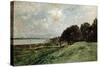 The Seashore Near Villerville, 1875-Charles François Daubigny-Stretched Canvas
