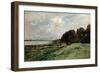 The Seashore Near Villerville, 1875-Charles François Daubigny-Framed Giclee Print