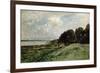 The Seashore Near Villerville, 1875-Charles François Daubigny-Framed Giclee Print