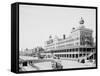 The Seaside, Atlantic City, N.J.-null-Framed Stretched Canvas