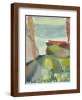 The Seaside in the Rain; See Ufer Bei Regen-Paul Klee-Framed Giclee Print