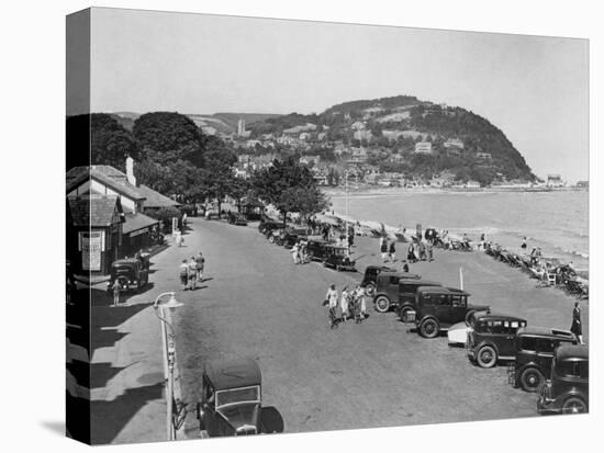 The Seaside Resort of Minehead in Somerset, England, 1930's-null-Stretched Canvas