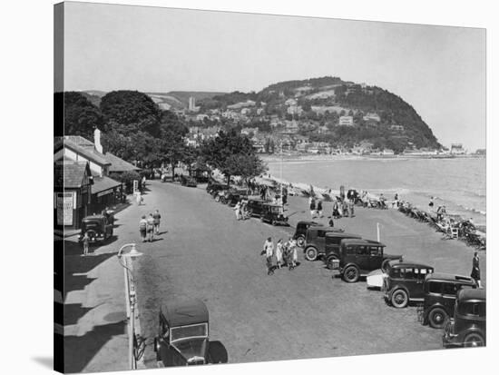 The Seaside Resort of Minehead in Somerset, England, 1930's-null-Stretched Canvas