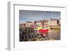 The Seaside Town of Whitby in the North York Moors National Park-Julian Elliott-Framed Photographic Print