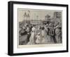 The Season at Scheveningen, the Morning Promenade on the Boulevard-null-Framed Giclee Print