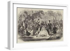 The Season in Paris, Entre Les Lacs, Bois De Boulogne-Jules Pelcoq-Framed Giclee Print