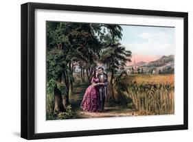 The Season of Love, Youth, 1868-Currier & Ives-Framed Giclee Print