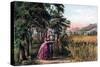 The Season of Love, Youth, 1868-Currier & Ives-Stretched Canvas