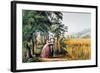 The Season Of Love-Currier & Ives-Framed Giclee Print