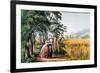 The Season Of Love-Currier & Ives-Framed Giclee Print