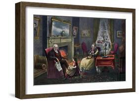 The Season of Rest, Old Age, 1868-Currier & Ives-Framed Giclee Print