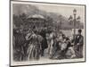 The Season on the Riviera, a Concert on the Terrace of the Casino at Monte Carlo-null-Mounted Giclee Print