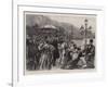 The Season on the Riviera, a Concert on the Terrace of the Casino at Monte Carlo-null-Framed Giclee Print