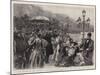 The Season on the Riviera, a Concert on the Terrace of the Casino at Monte Carlo-null-Mounted Giclee Print
