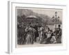 The Season on the Riviera, a Concert on the Terrace of the Casino at Monte Carlo-null-Framed Giclee Print