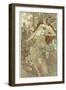 The Seasons: Autumn, 1896-Alphonse Mucha-Framed Giclee Print