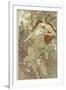 The Seasons: Autumn, 1896-Alphonse Mucha-Framed Giclee Print