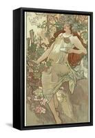 The Seasons: Autumn, 1896-Alphonse Mucha-Framed Stretched Canvas