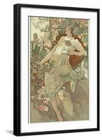 The Seasons: Autumn, 1896-Alphonse Mucha-Framed Giclee Print